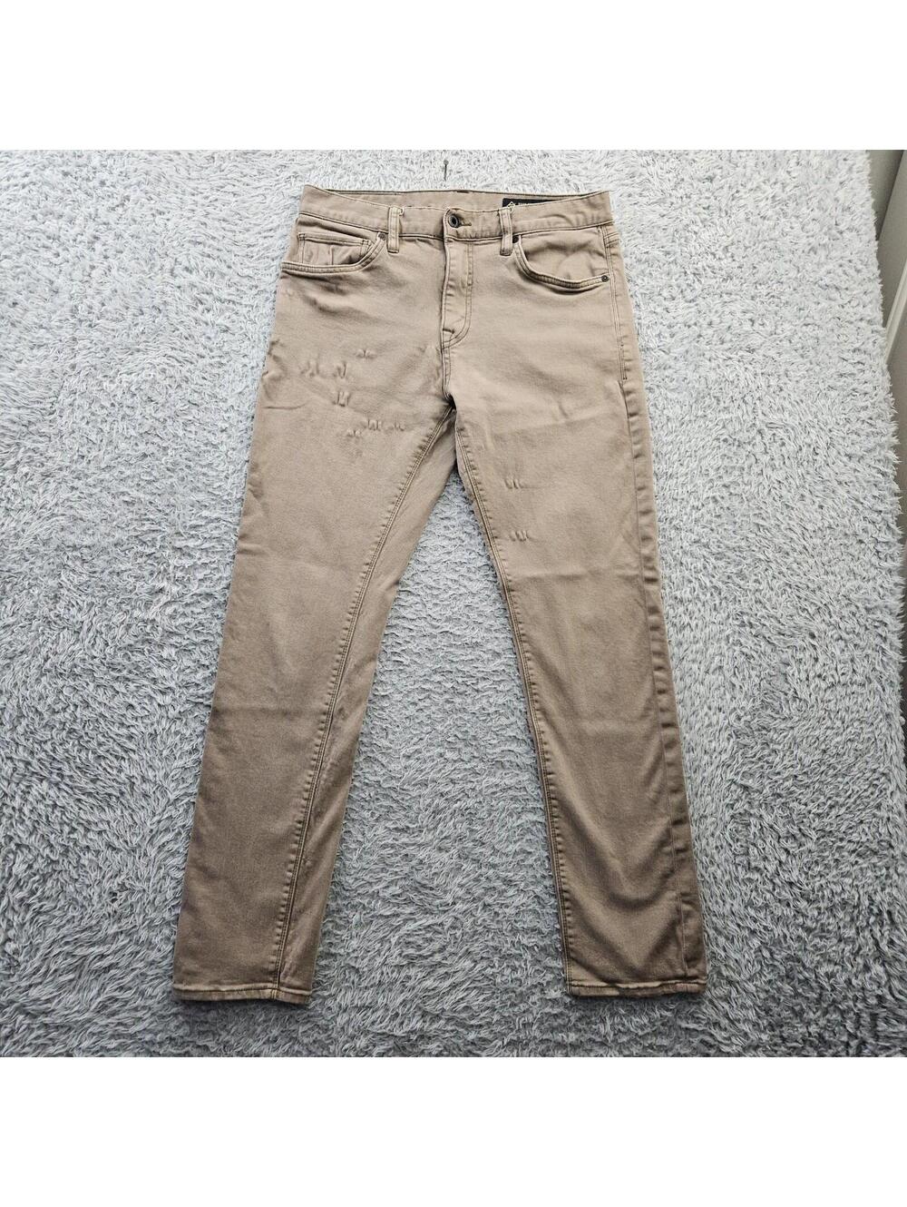 ROARK Jeans Highway 133 Slim Stretch Brown 31 (Fits 32x30) Puckering
